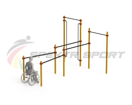 Купить Спортивный комплекс для инвалидов-колясочников WRK-D19_76mm в Петровске-Забайкальском 
